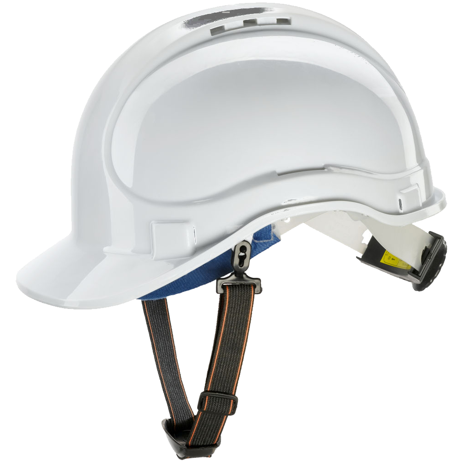 Elmetto in ABS con Sottogola NERI E1 Casco Protettivo Professionale EN397 per Cantiere e Lavori in Quota - immagine 3