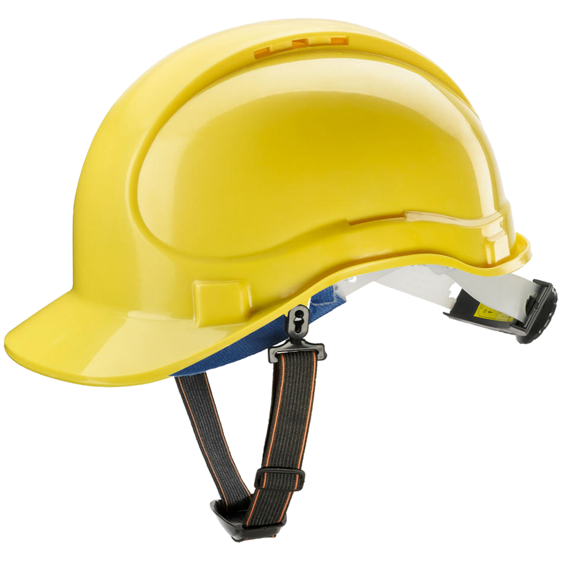 Elmetto in ABS con Sottogola NERI E1 Casco Protettivo Professionale EN397 per Cantiere e Lavori in Quota - immagine 6