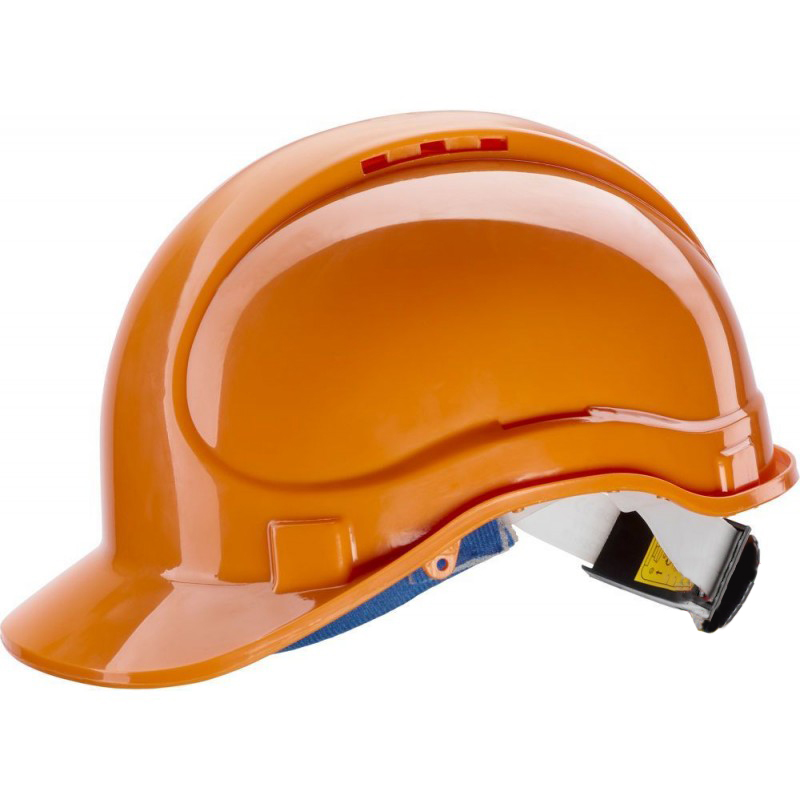 Elmetto in ABS con Sottogola NERI E1 Casco Protettivo Professionale EN397 per Cantiere e Lavori in Quota - immagine 7