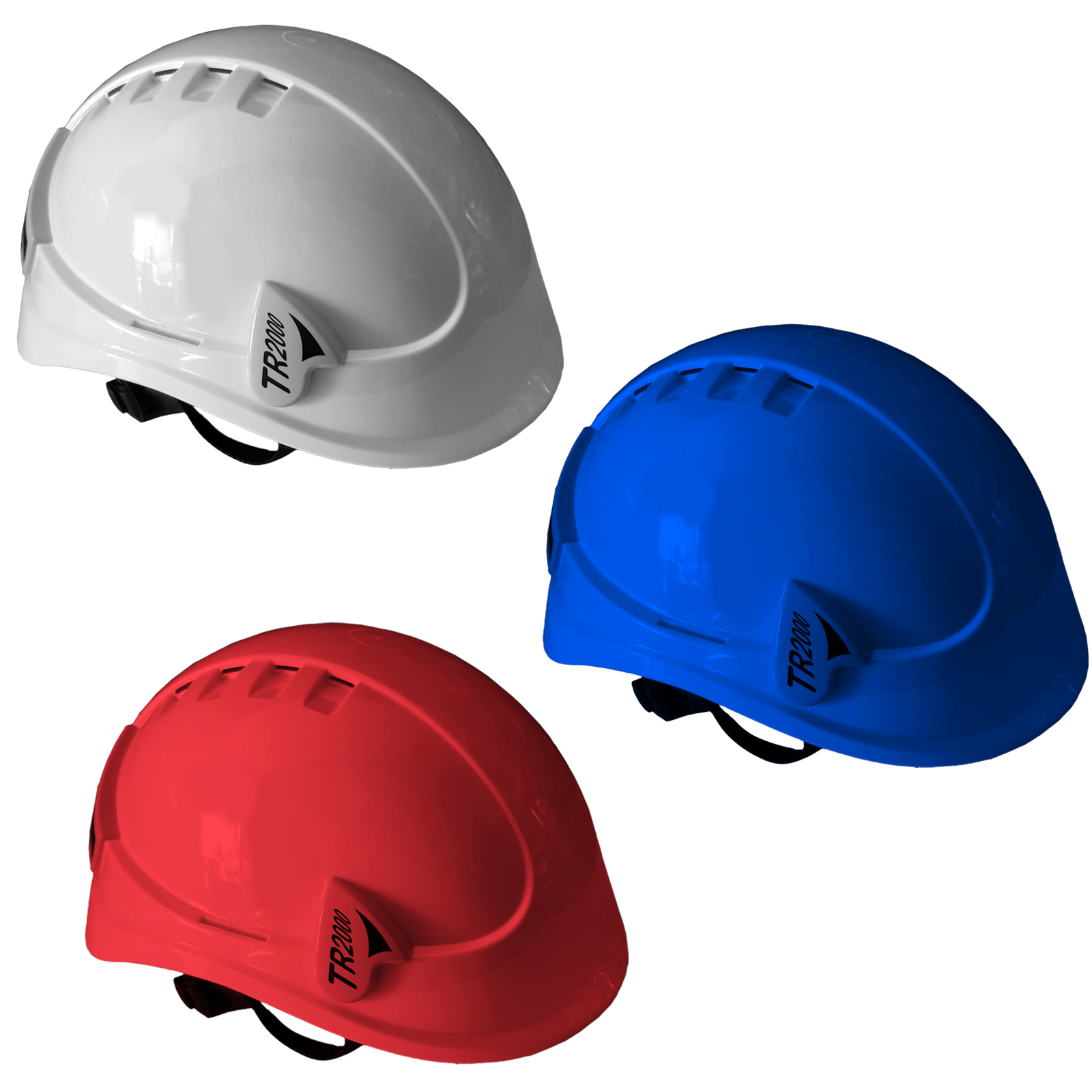 Casco di Sicurezza Professionale per Lavori in Quota e Cantiere TRACTEL TR2000 Elmetto Anticaduta con Sottogola 4 Punti Certificati EN397 EN50365