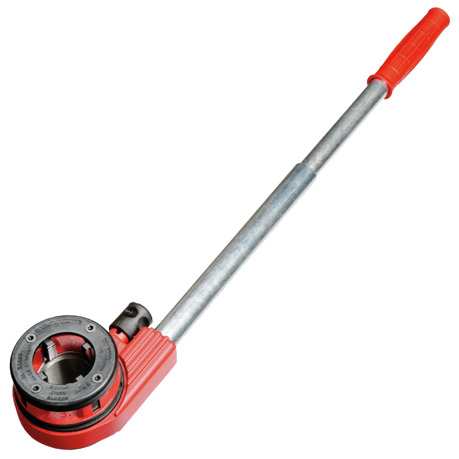 Filiera manuale per Tubi in Acciaio Ø1/2″-1.1/4″ ROTHENBERGER SUPER CUT Kit Filettatura con 4 testine BSPT R, Cricco Reversibile, Innesto Rapido e Valigetta - immagine 2