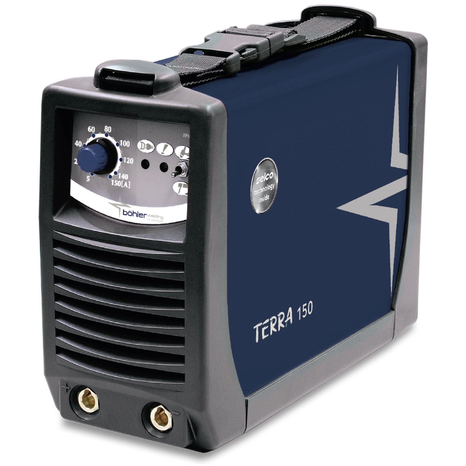 Saldatrice Inverter MMA e TIG DC Lift 150A BÖHLER Generatore per Saldatura Hot Start, Arco Force, Anti-Sticking Compatto Monofase 230V modello TERRA 150 - immagine 2
