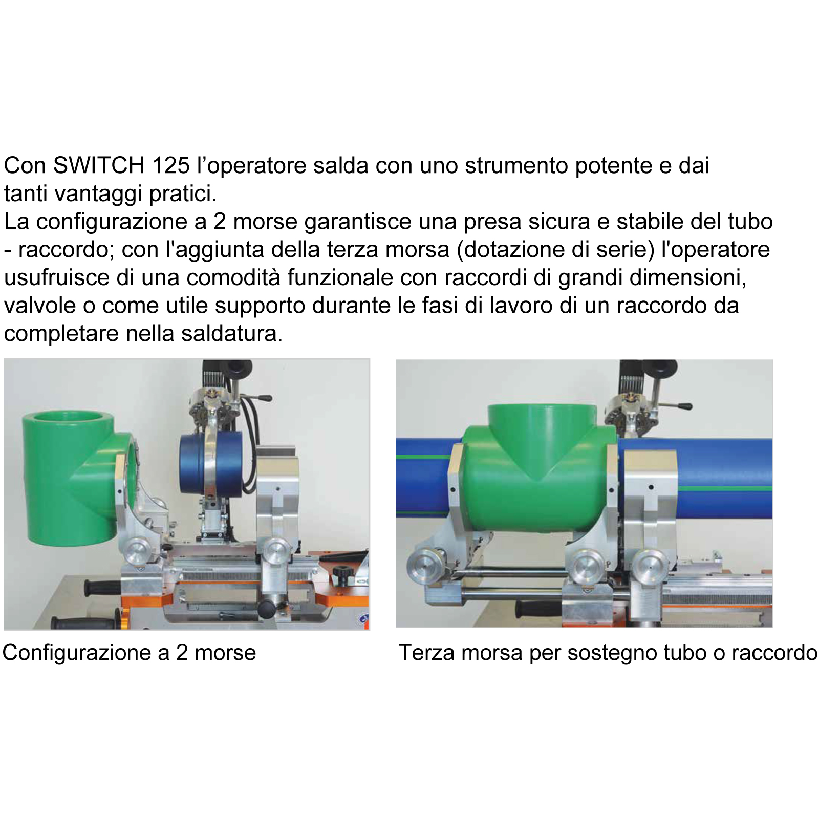 Saldatrice Polifusione Professionale Tubi Plastica Ø63‑125 RITMO Switch 125 Saldatura per Impianti Idraulici codice 94660000 - immagine 5
