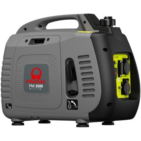 Generatore di corrente Inverter da 2300 W PRAMAC PMi 2500 Gruppo Elettrogeno a Benzina Portatile con Modalità Economy e Porte USB