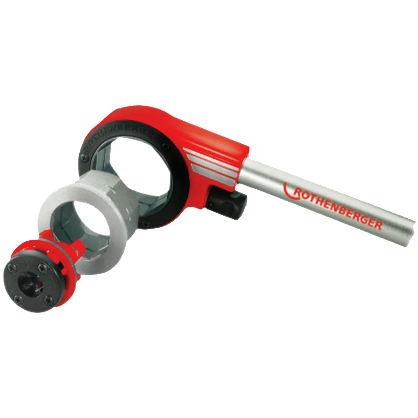 Filiera Manuale da Ø 3/8"-2" ROTHENBERGER SUPER CUT per Tubi in Acciaio Set completo con 7 testine BSPT R, Cricco Reversibile e Valigetta - immagine 4