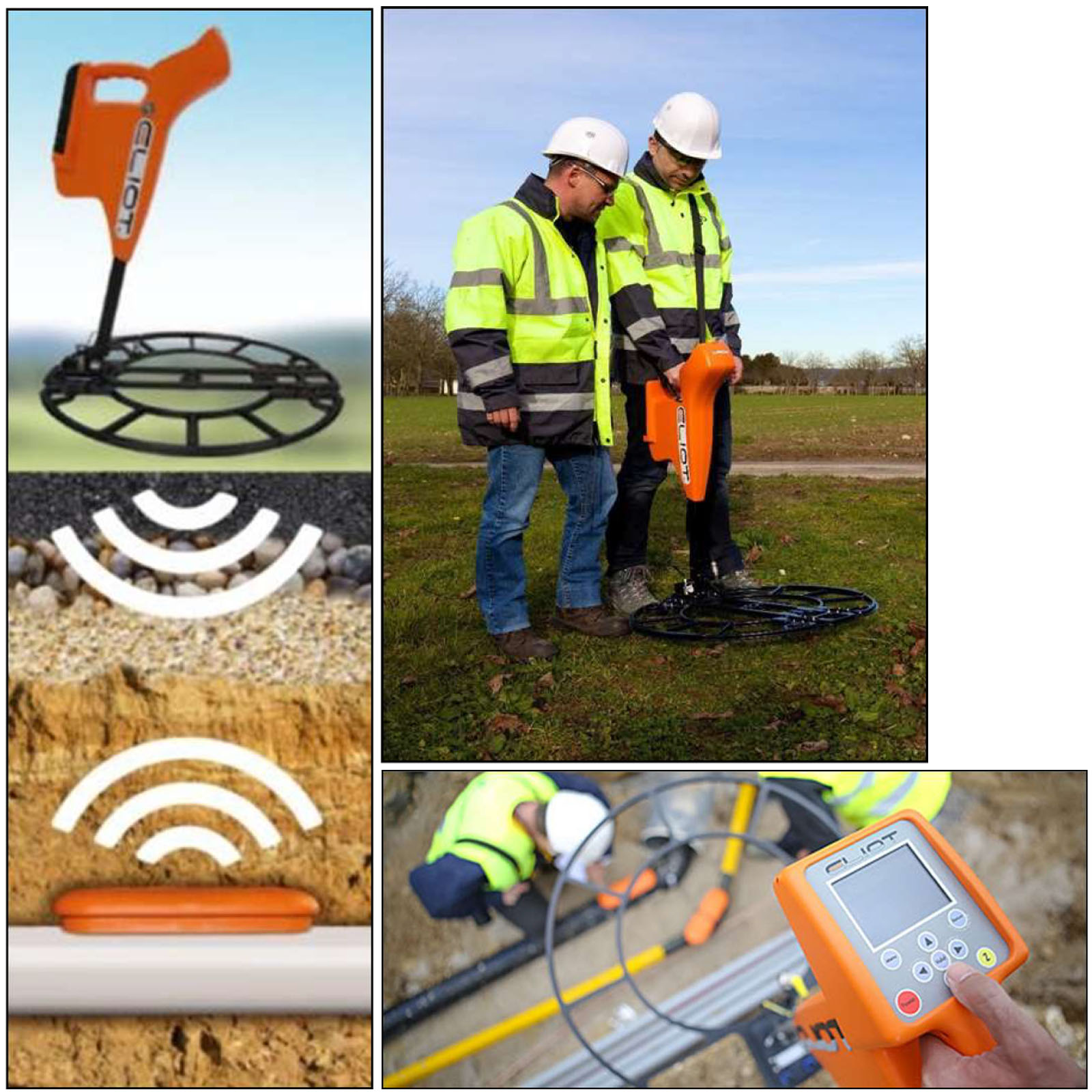 Detector RFID per Localizzare Sottoservizi fino a 1,5 m Localizzatore con GPS Integrato Precisione ±2 cm Memoria 3000 Registrazioni - immagine 2